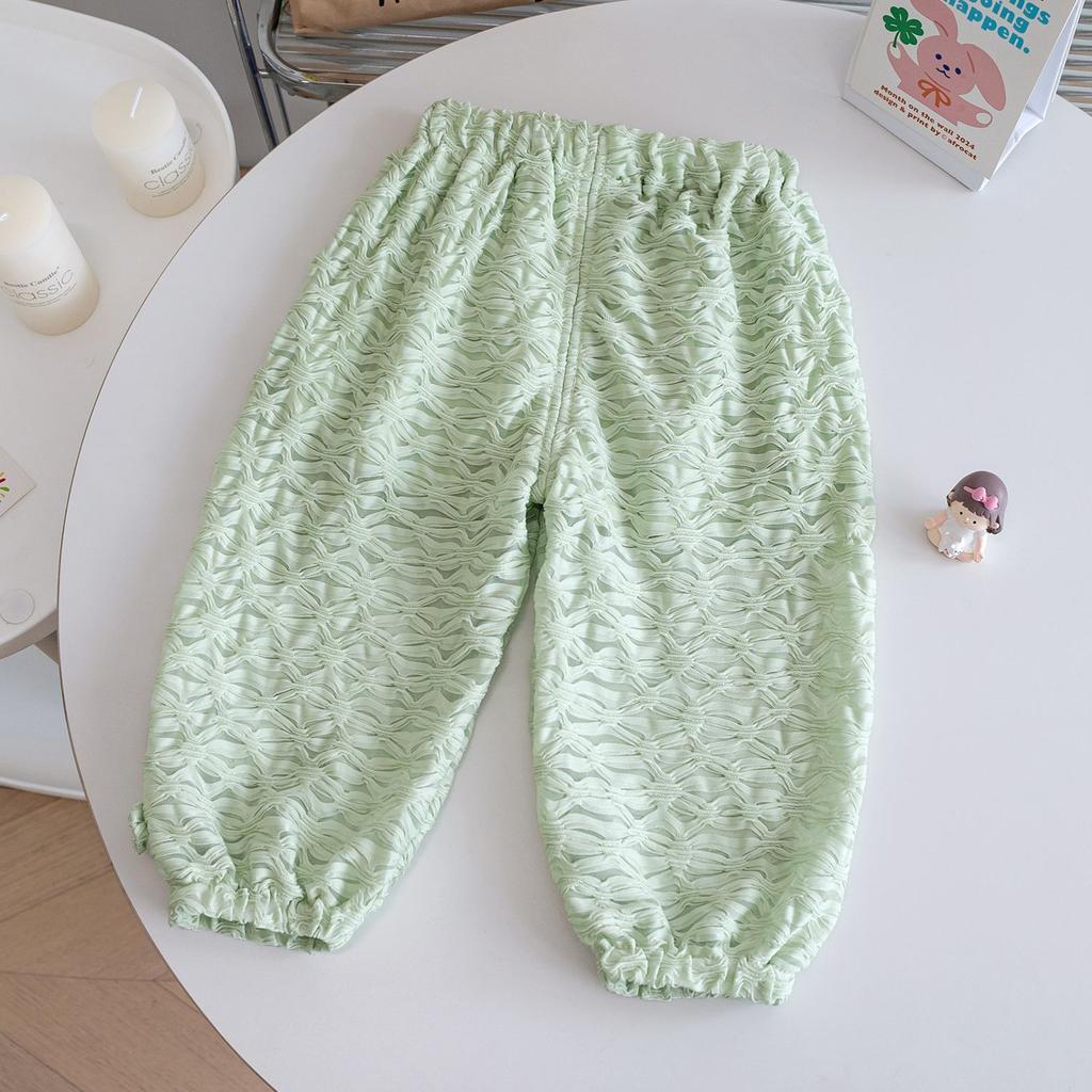 Lantern Pants Pure Cotton Baby Girl Children's Summer New Style Girls' Pants Mosquito Proof Casual Pants