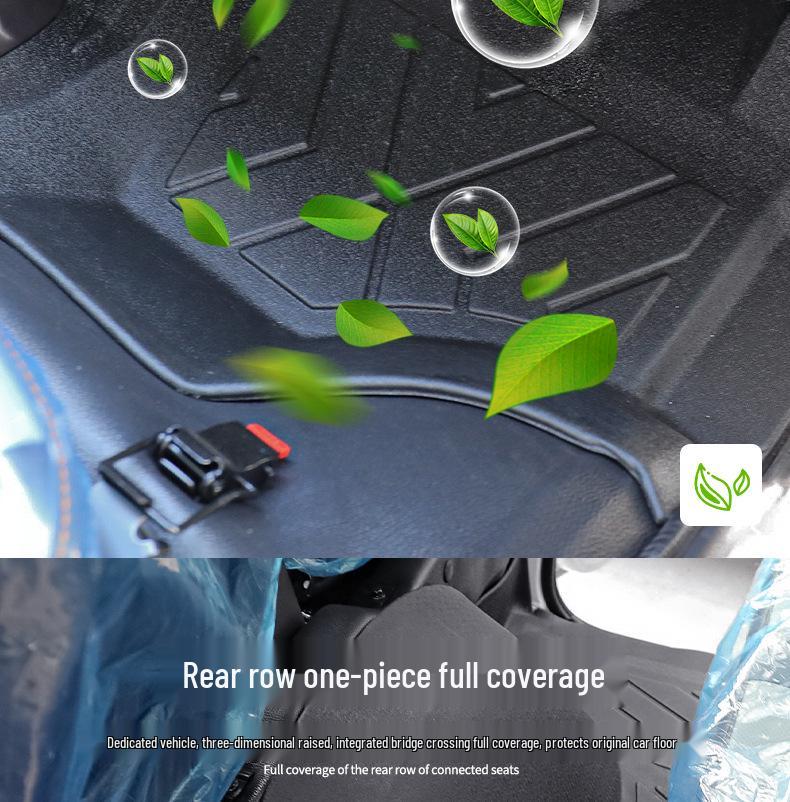 TPE Waterproof, Wear-Resistant Front Floor Mats for Foton Xiangling M1 Single-Row Flatbed Trucks