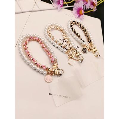1 Styck 26cm Mobiltelefonhänge Armband Anti-förlust Universal Mobiltelefon med rephänge Metallnyckelring