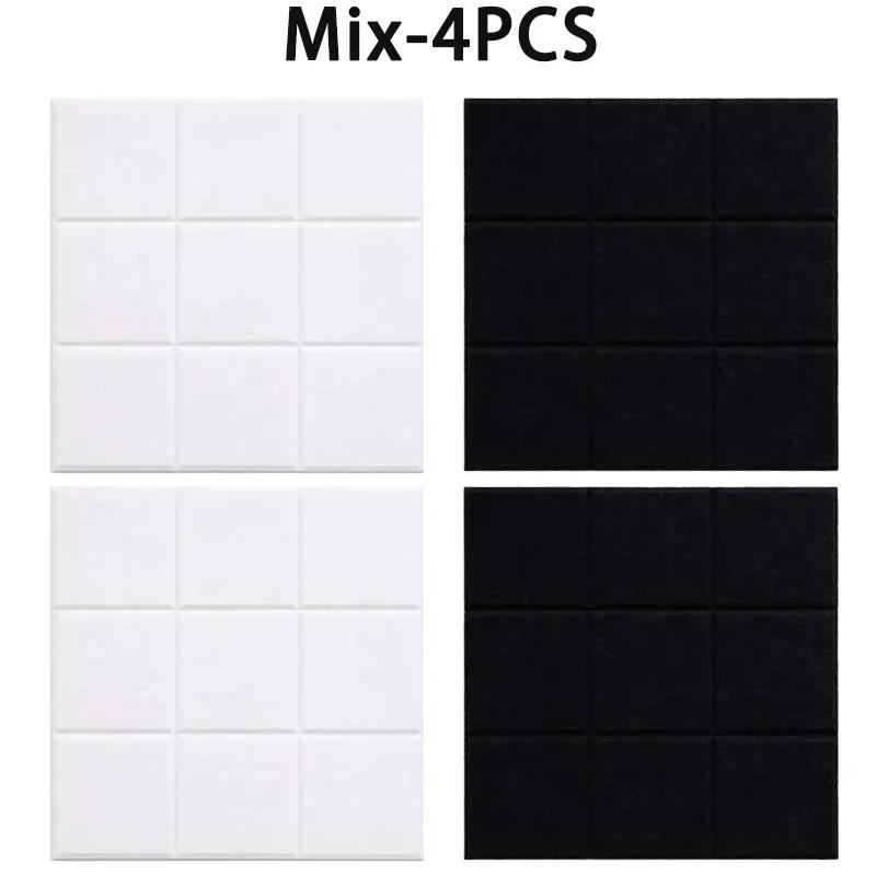 1/2/4PCS Nine Grid Felt Message Board Wall Mounted Bulletin Board for Office Decoration Notepad Holder Home Photo Display Use