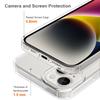 For iPhone 15 Plus Clear Acrylic+TPU Hybrid Phone Cover Anti-Scratch Mobile Phone Case Shell
