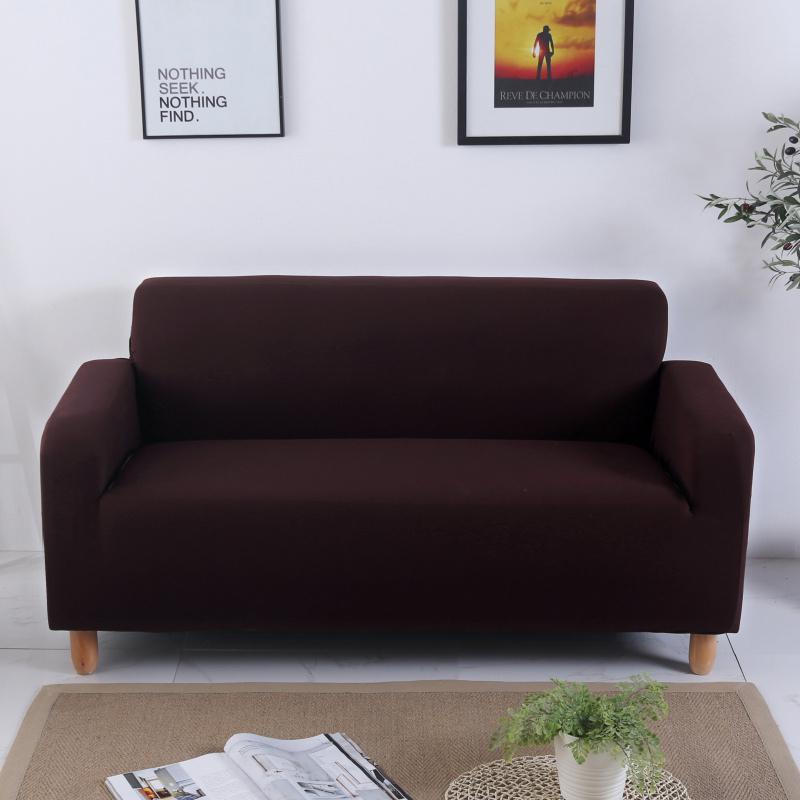 Plain Sofa Coverastic Sofa Slipcover Tight Wrap All-Inclusive Sectional Couch Corner Cover Cases For Furniture 1/2/3/4 Seat