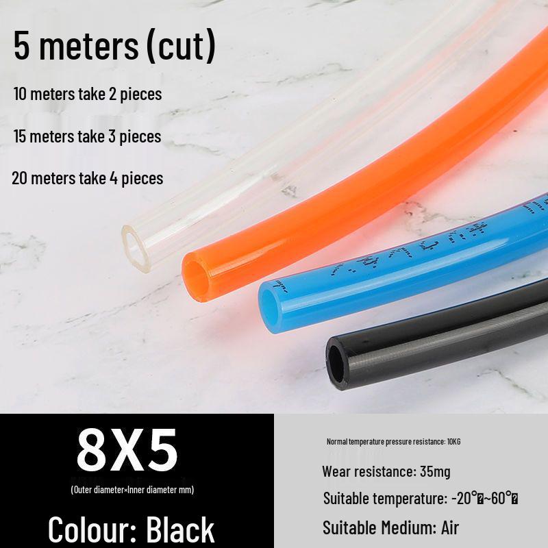 High-Pressure 8MM PU Pneumatic Air Hose for Air Compressors