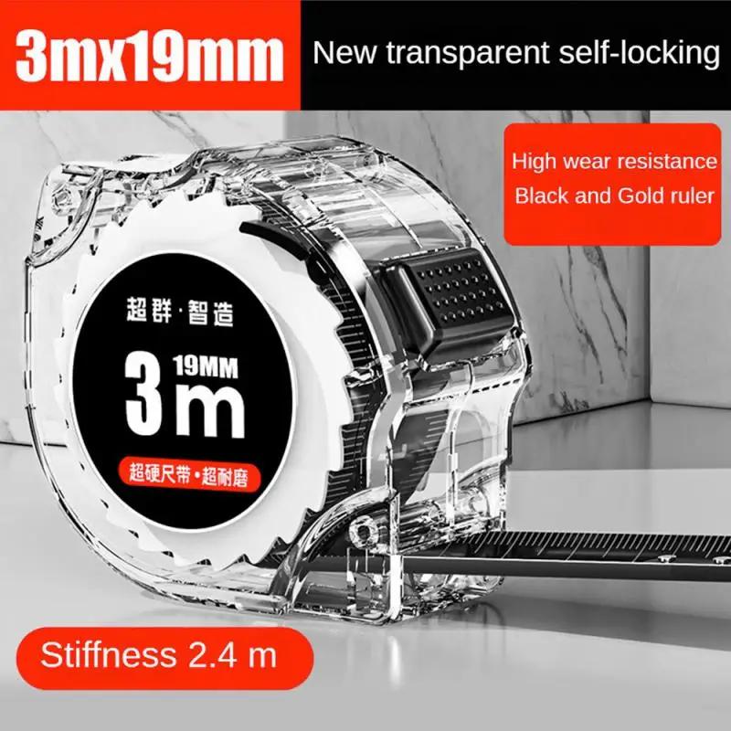 

3M/5M/7.5M/10M Самоблокирующаяся флуоресцентная стальная рулетка Высокоточная лазерная струйная кодовая линейка Измерительный инструмент Линейка-метр