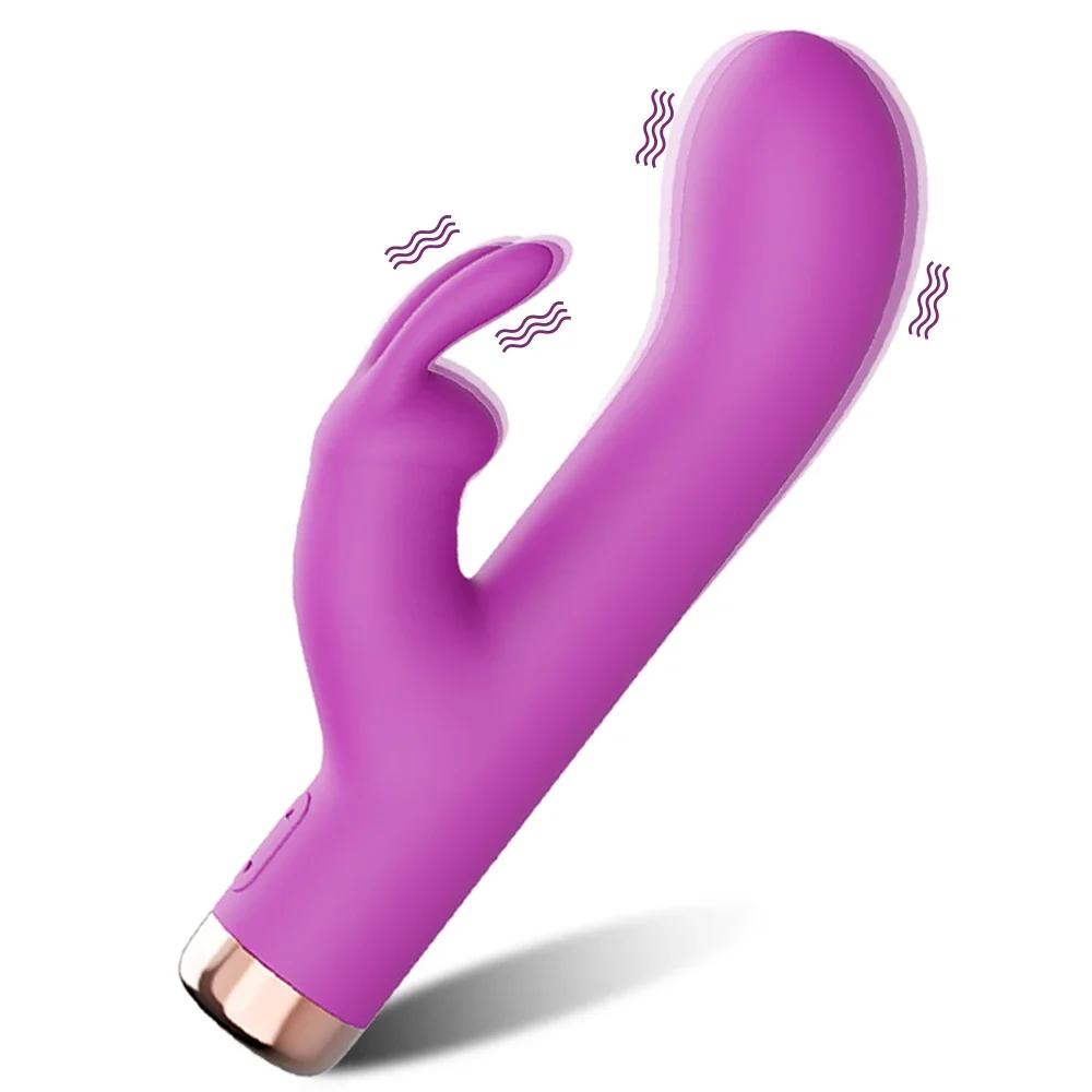 Vagina Clit Rabbit Vibrator For Women G-Spot Vibrators Clitoris Stimulator Female Masturbation Adult Products Sex Toys For Women