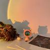 Sunset Projection Lamp RGB Mini Rabbit/Cat Romantic Atmosphere Ear Rainbow Lamp Projector