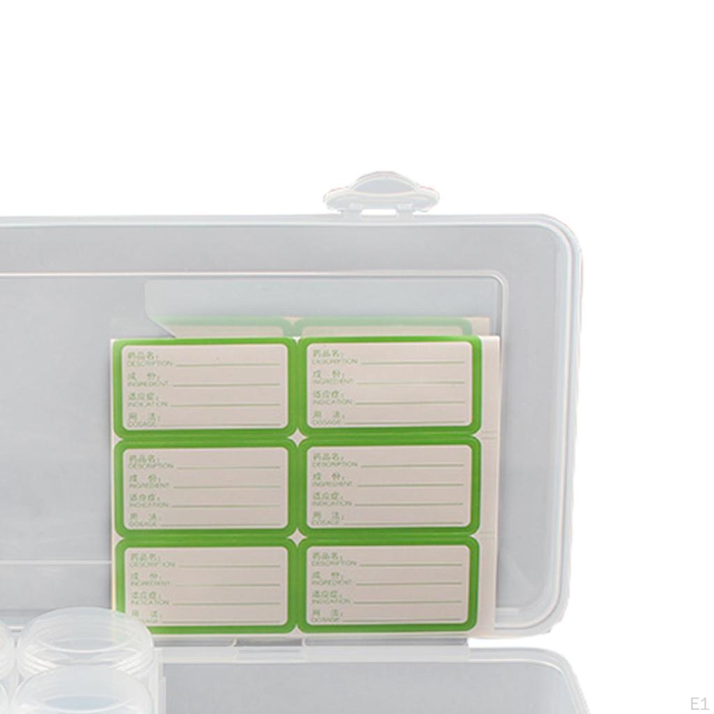 Clear Seasoning Box, Pill Container Condiment Jar Bottle Set Organizer for Traveling,