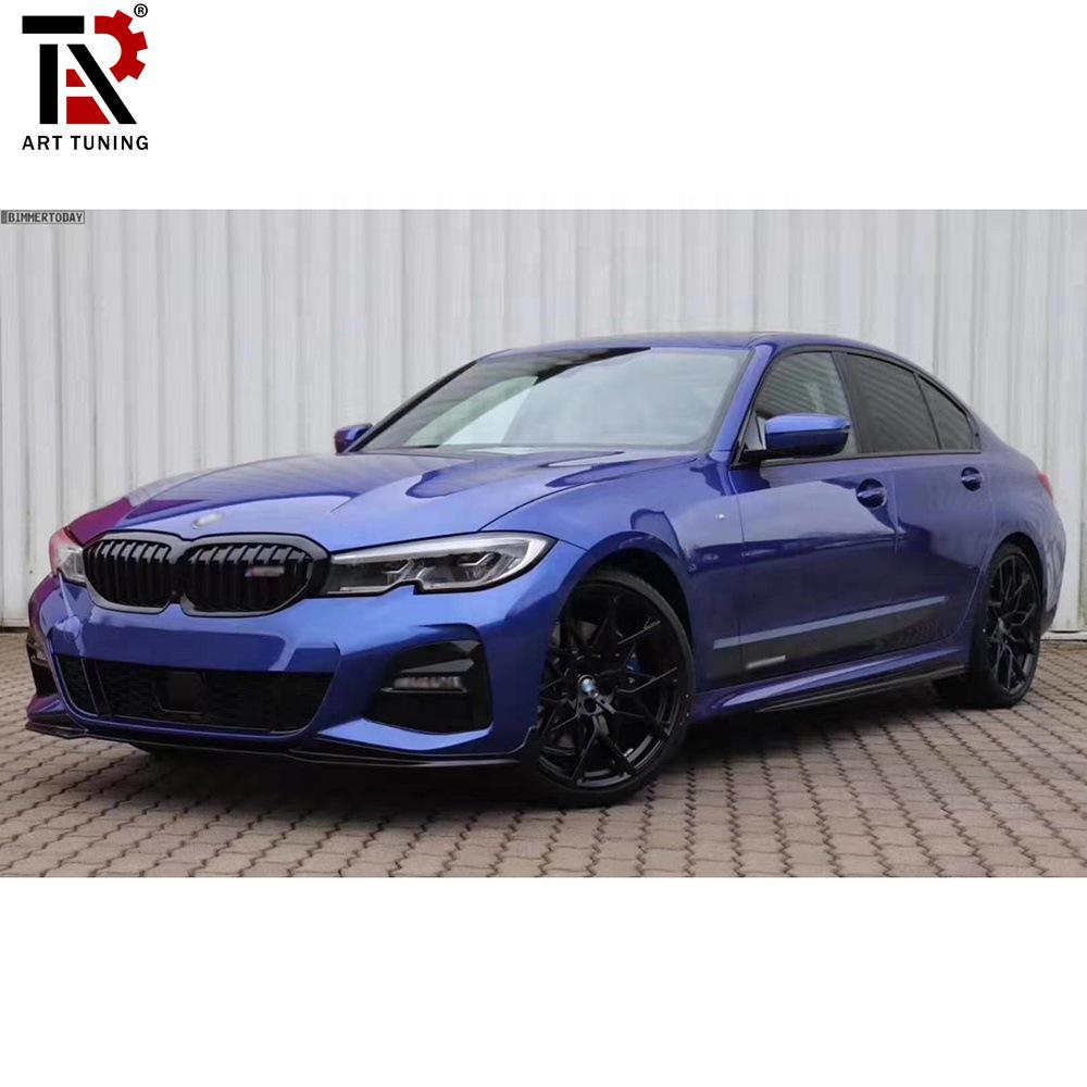 2020 BMW 3 Series G20/G28 MP Style Gloss Black Side Skirts Decals