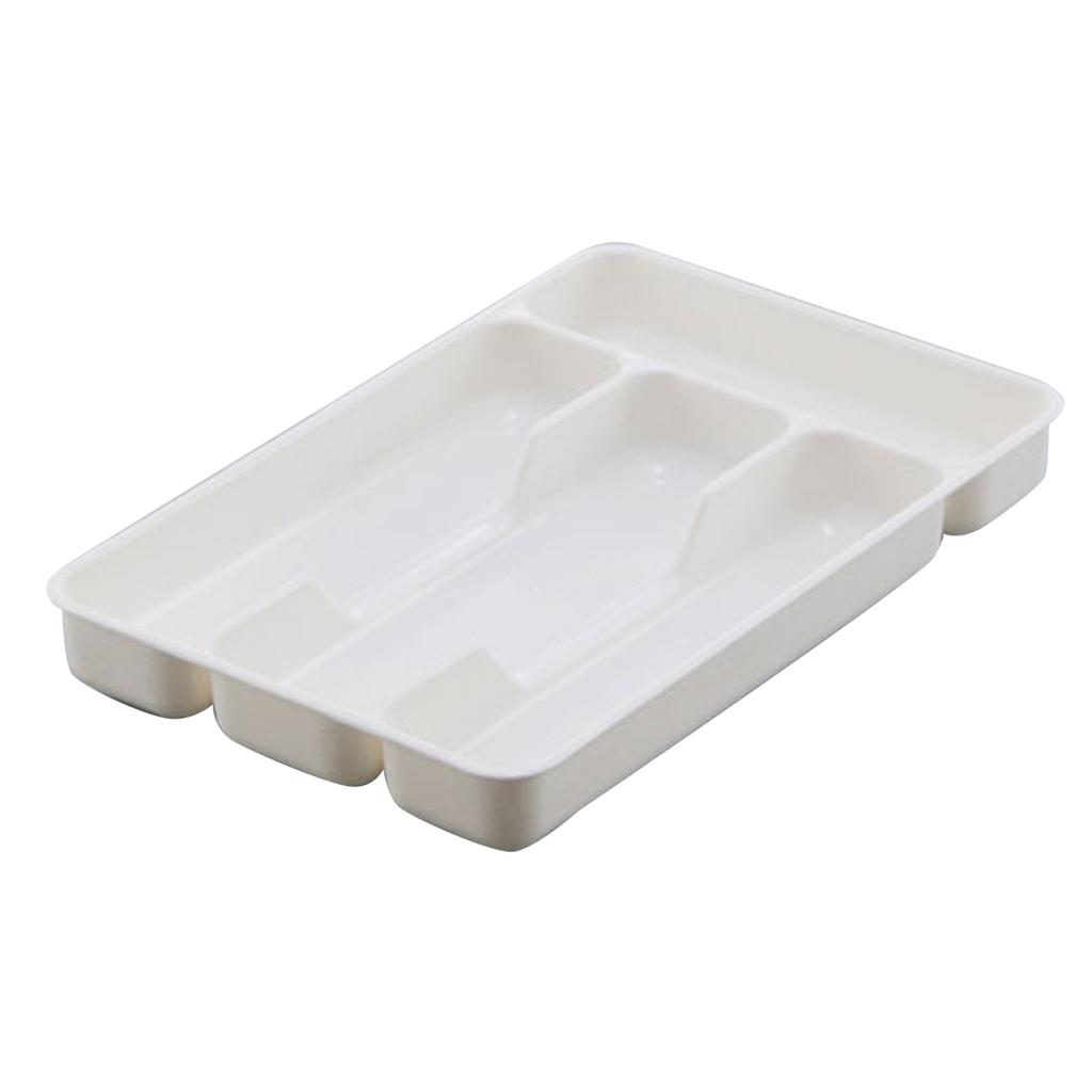 Kitchen Drawer Organizer Cutlery Storage Box With Dividers For Utensils Spoon Forks Separation Finishing Rack Cutlery Container