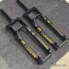 140mm Travel Adjustable Mountain Bike Suspension Fork with Lockable Aluminum Alloy Design
