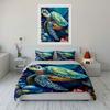 Sea Turtle Ocean Bedding Set Bedding Duvet Cover Set Duvet Cover Pillowcases (1 * Duvet Cover 2 * Pillowcases, Without Duvet Insert)