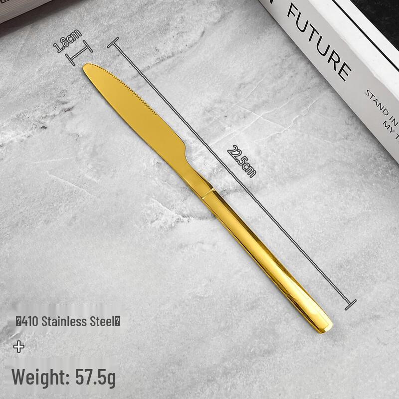 ZISIZ Golden 5-Piece Cutlery Set