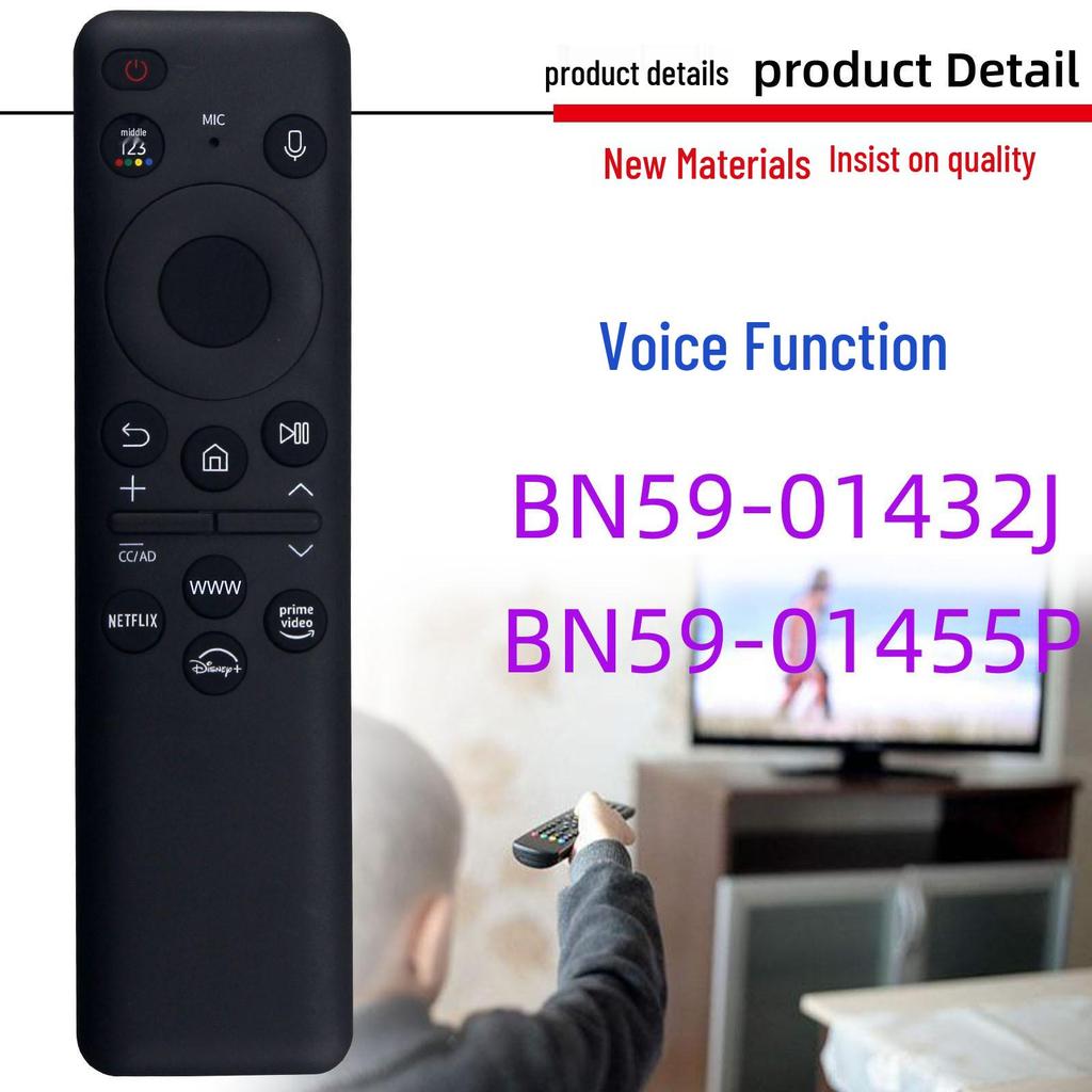 Compatible with Samsung TV Solar Voice Remote Control BN59-01432A/J, 01454A, 01455A