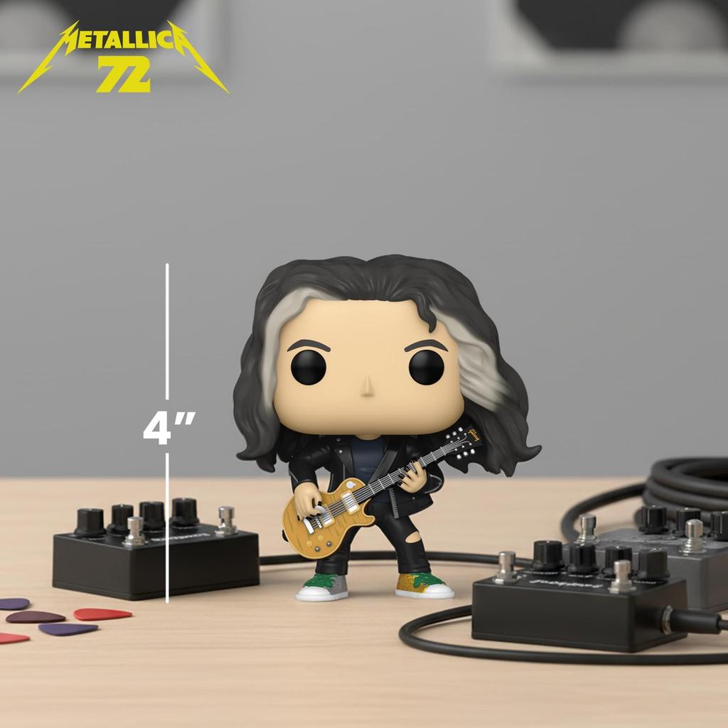 Funko Metallica Kirk Season Collectible Vinyl Figure Gift Idea Official Product Toy for Kids Adults Music Fans Model Figure for Collectors and Display