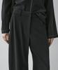 Masimodutti Wool Blend Stitch Detail Pants