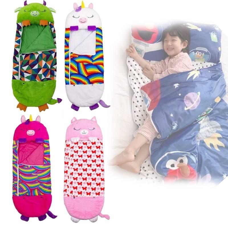Cozy Cartoon Animal Children's Sleeping Bag Adorable Unicorn And Shark Designs