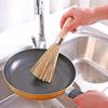 Bamboo Long Handle Pot Brush - Non-Stick Oil Stain Remover for Kitchen Cleaning