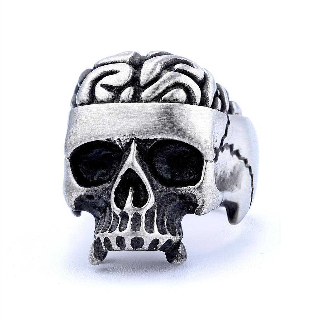 Vintage Punk Style Wielowzór Czaszki Pierścionki Unisex Biker Fajne Akcesoria na Palce