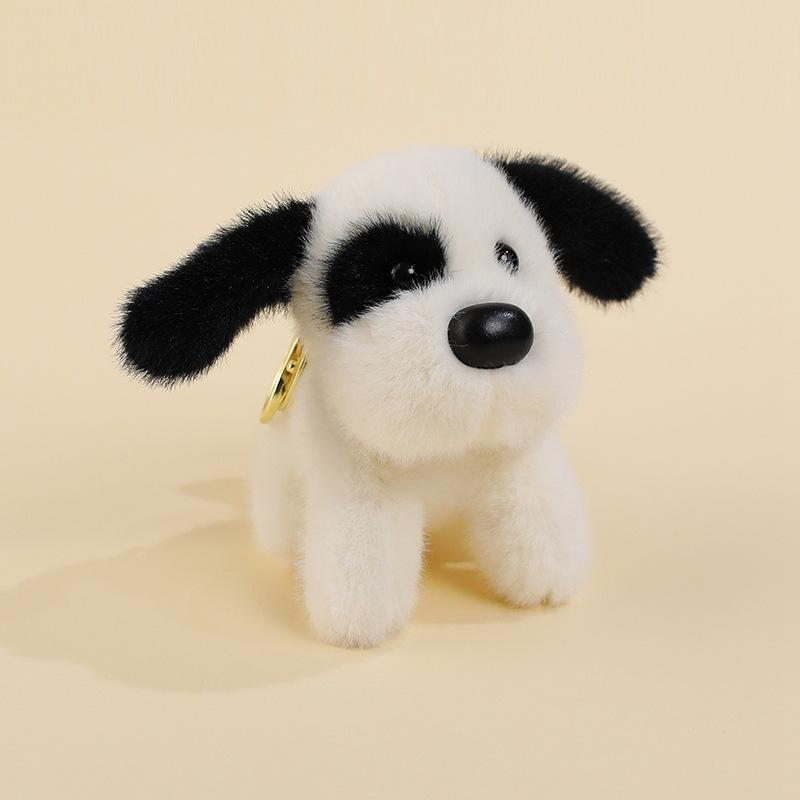 Big-Eared Dog Plush Doll Keychain Student Schoolbag Backpack Pendant Boutique Store Little Doll
