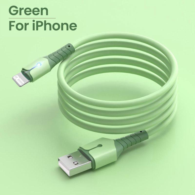 

USB-кабель для iPhone 14 13 12 11 Pro Max XS XR 6s 7 8 Plus iPad 3A Кабель для быстрой зарядки USB-iOS Кабель для передачи данных Провод для быстрой зарядки 1m