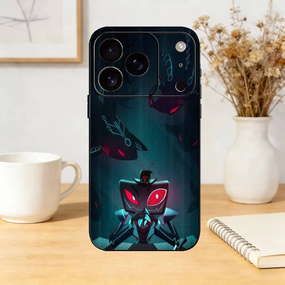 Hotel H-HazbinS Vox Trust Us  Phone Case For iPhone 17,16,15,14,13,12,11 Plus,Pro Max,SE4Soft Silicone Black Cover iPhone15promax