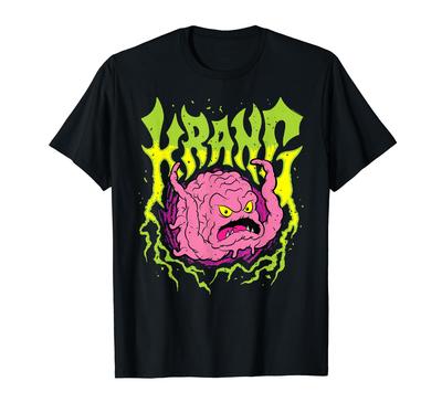 TMNT Heavy Metal Krang Retro Cartoon T-Shirt