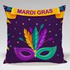 Patterns Of The Brazilian Carnival Throw Pillow Cover With Short Plush Print For Living Room Sofa Decoration Cushion Cover