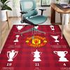 Tappeto con Fantasia Manchester United F.C., Tappetino da Interno/Esterno, per Picnic, Sala Giochi, Camera da Letto, Ufficio, Soggiorno, Tappeto Decorativo per la Casa, Regalo di Compleanno