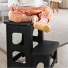 Multi Functional Foldable Stool Stable Support Anti Slip Folding Ladder Thickened Plastic Lightweight Climbing Stool Garage