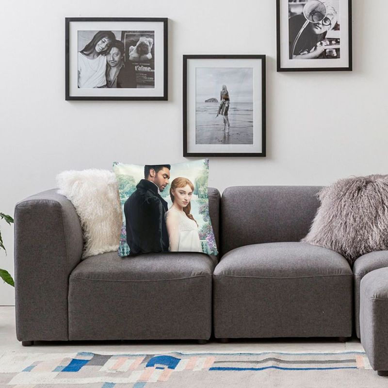 Bridgerton Daphne And Simon Dekokissenbezüge Home Decorative Rege Jean Page Kissen für Sofakissenbezug Polyesterdruck