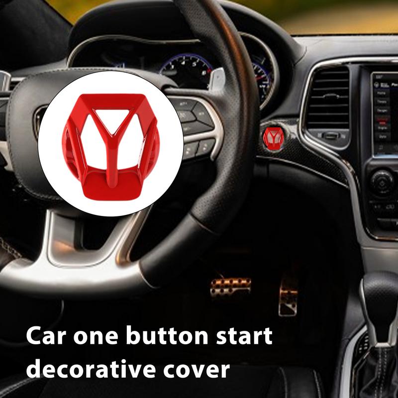 Car Start Button Cover A Button Start Stop Decorative Cover Vehicle Interior Engine Ignition Protection A Button Start Stop