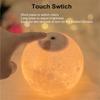 16 Farben Kreative 3D-LED-Mondnachtlampe 360° drehbares Mondnachtlicht für das Home-Office-Zimmer Touch Control Desktop-Mondlampe