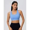 Original Sports Vest Bra One-Piece Outer Wear Yoga Vest Women Fixed Cup Shockproof Running Fitness Underwear Women