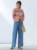 Pantalon large DNM BLECH M [Beams Heart] Center-P Femme