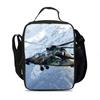Helicopter Ice Bag Compact and Large Capacity New Mechanical Printed Campus Boys and Girls Best Birthday Gifts for School