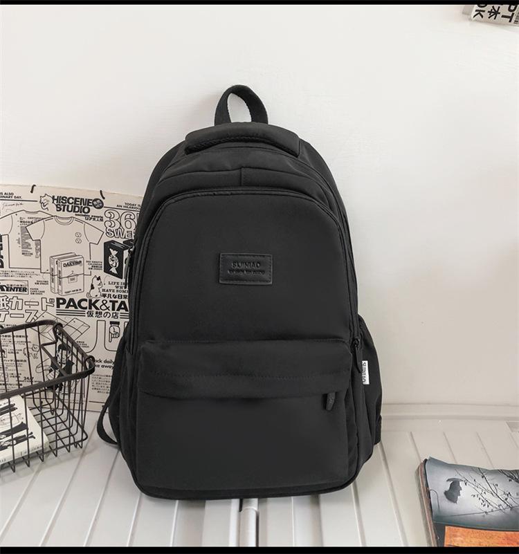 Women's 2025 Korean Style Casual Backpack - Large Capacity School Bag for Girls