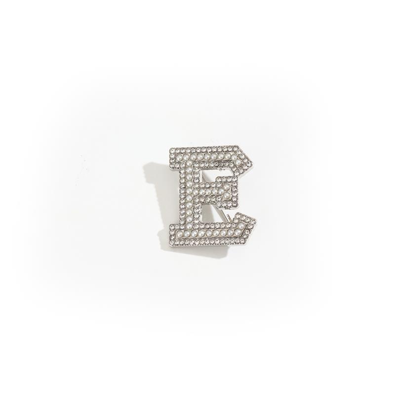 Kristall Strass Perle A-Z 26 Buchstaben Brosche Damen Englisches Alphabet Brosche Anstecknadel Korsage Kragen Schmuck Kleidung Tasche Deko Geschenke
