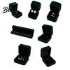 Velvet Jewelry Box High-end Storage Green Flip Suede Box Dark Cover Hard Case Scratch-Proof Shock-Proof Organizer for Travel Magnetic