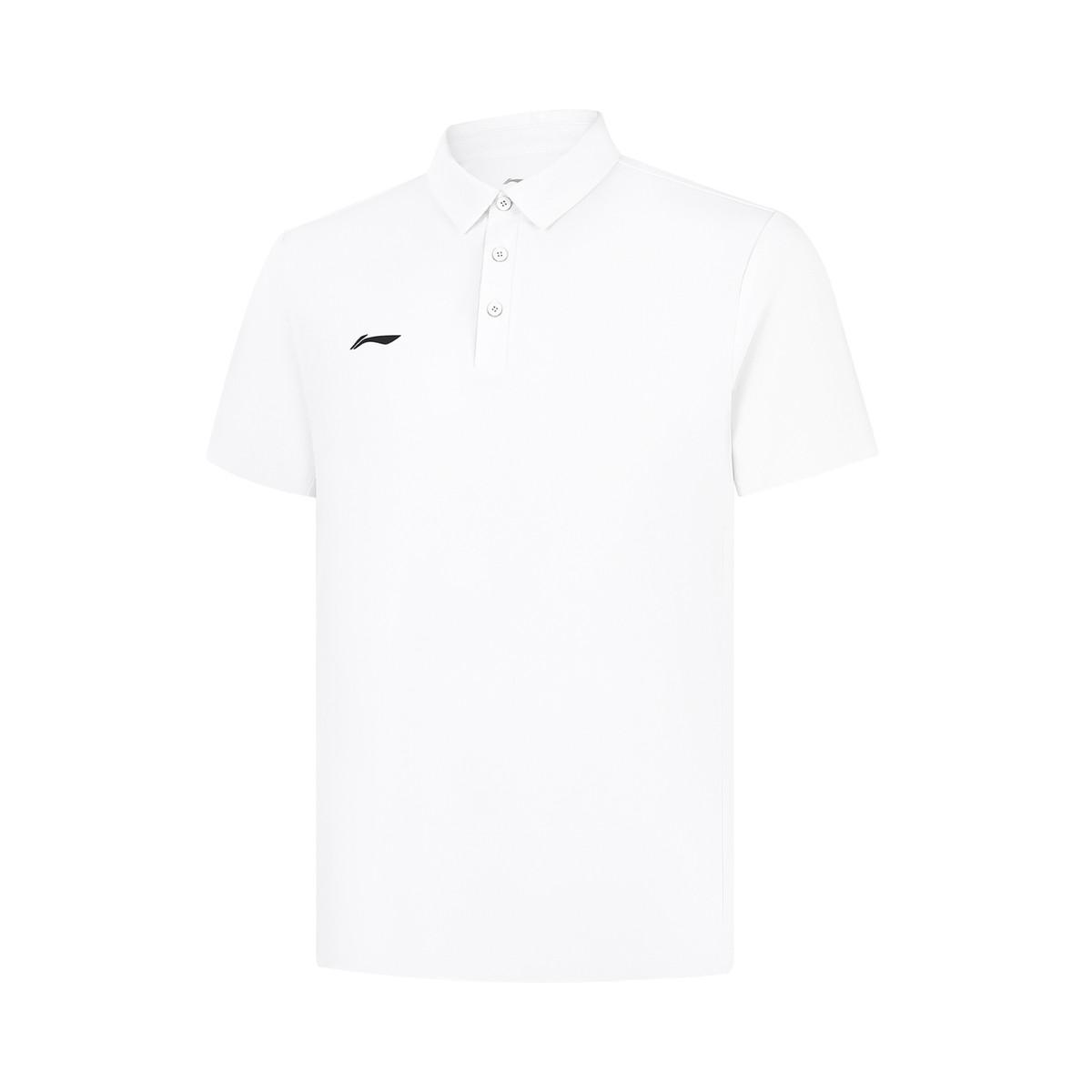 Li-Ning Comfortable Breathable Polo Shirt Men tops White APLW241-1 S