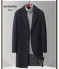 Men's Thickened Wool Trench Coat - Mid-Length, Autumn/Winter Business Style