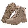 Warm Lined Tactical Hiking Boots Men Winter Outdoor Trekking Shoes With Rubber Sole Anti-Slip High-Cut