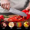 FINDKING 7.4 Inch Santoku Knife 67-layers Damascus Steel 9Cr18MoV Blade Chef Cleaver Slicing Japanese Kitchen Knife Resin Handle