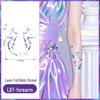 Boys' Full Body Temporary Tattoos - Cosplay, Laser Design, Waterproof, Sweatproof Face Stickers for Parties