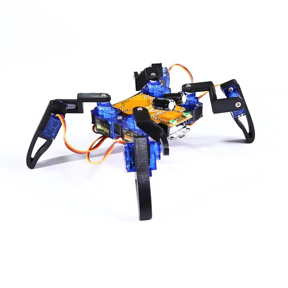 Купить 8-DOF Робот-Паук Arduino DIY Kit Bionic Quadruped Edu-Robot ...