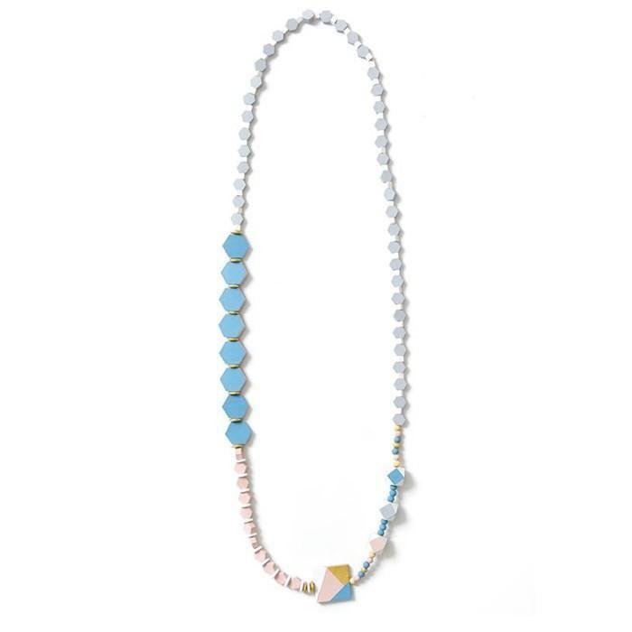 Perle bois Lucy hexagone 20x4,7mm 15 pièces