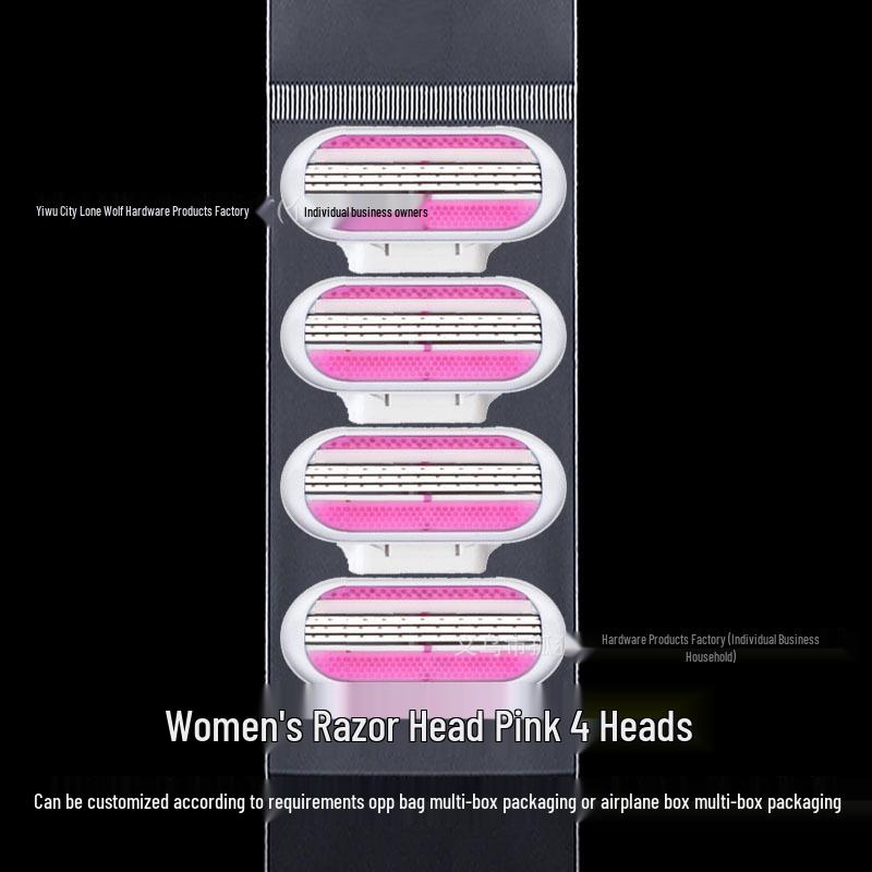 Women's Multi-layer Stainless Steel Razor for Face & Underarm Hair Removal
