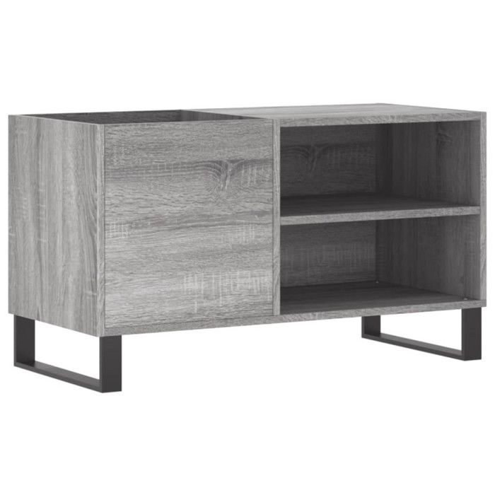 VidaXL Cabinet for Records Sonoma Grey 85x38x48 Cm Engineered Wood 831714