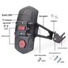 Universal Motorcycle Sports Car Racing Mudguard: Front & Rear Extender