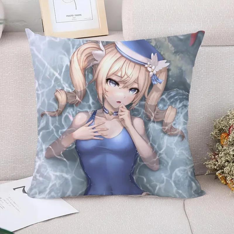 Genshin Impact Cushion Covers for Bed Pillows Decorative Pillowcase Decor  Sofa Cushions Couple Pillow Pillowcases