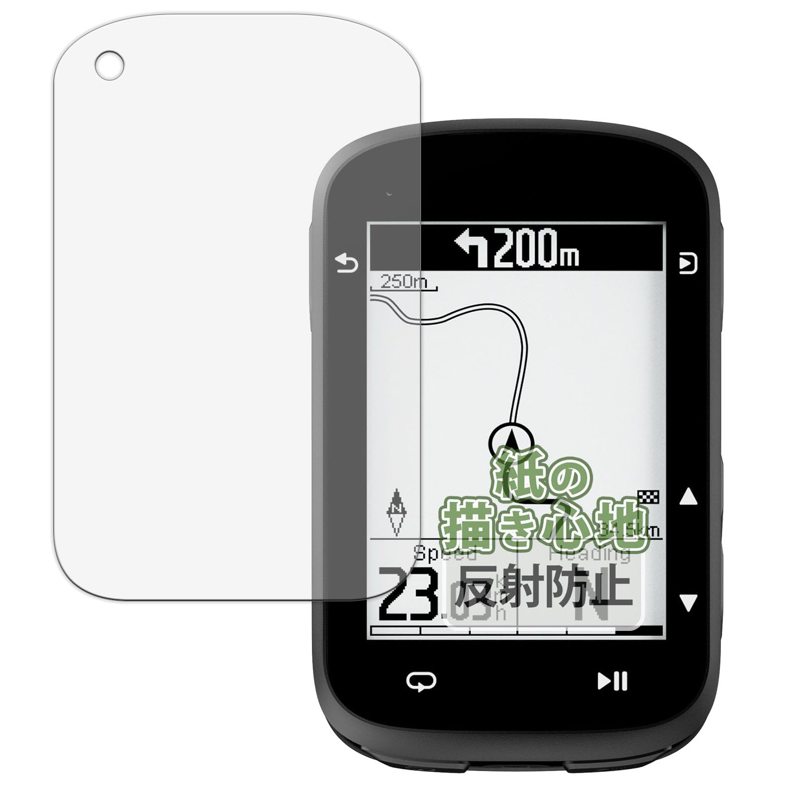 

Film for COOSPO CS500 Cycle Drawing Protective Reduced Made in Japan Kayo&Karin Computer, Paper-Like Experience, Film, Reflection,